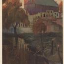 Soldau, Ostpreußen - Ordensschloss und Mühlenkanal (Zeno Ansichtskarten)
